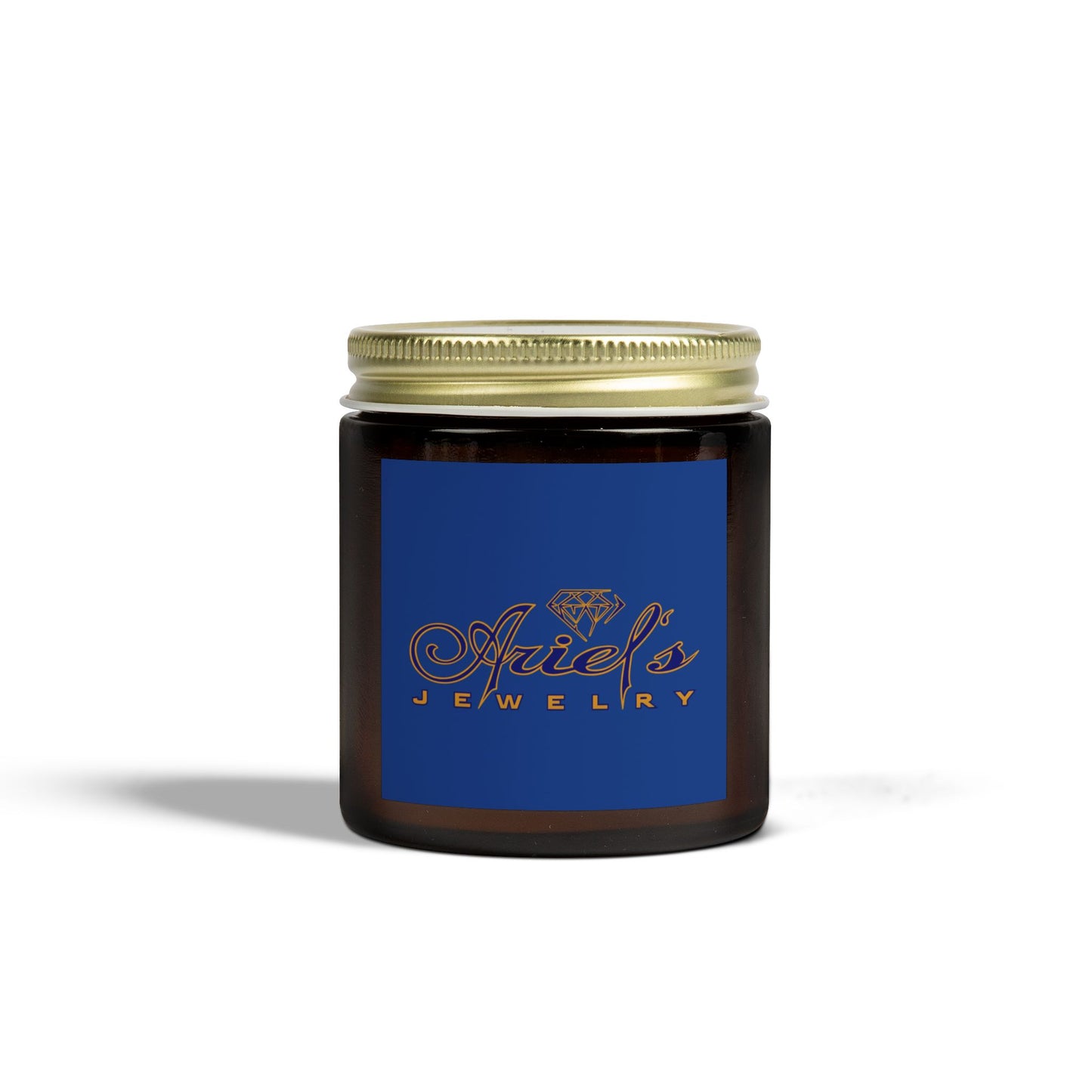 Ariel Jewelry Coconut Apricot Scented Candle, Relaxation Gift, Aromatherapy Candles, Home Decor, Eco-Friendly Candle