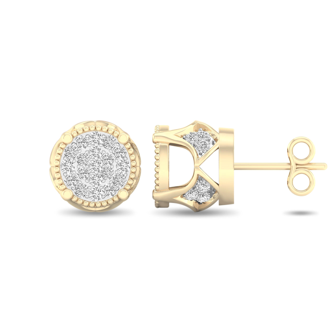 10K 0.15CT Diamond Earring