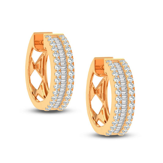 14K 1.00CT DIAMOND EARRING