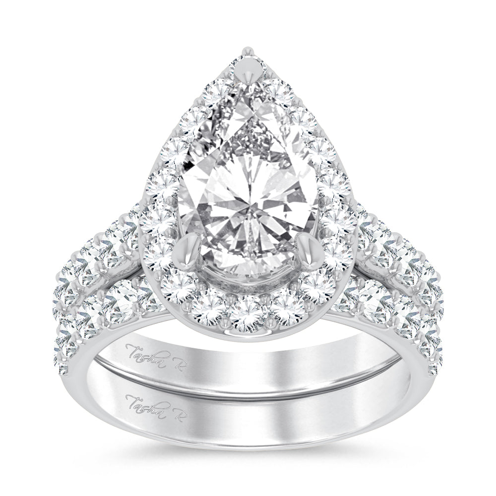 14K 5.00CT Certified Lab Grown Diamond Bridal Ring