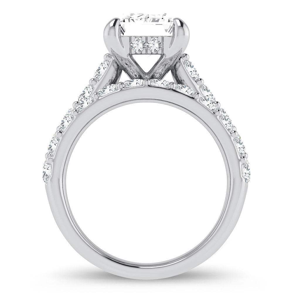 14K 5.00CT Certified Lab Grown Diamond Bridal Ring