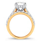 14K 5.00CT Certified Lab Grown Diamond Bridal Ring