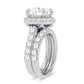 14K 5.00CT Certified Lab Grown Diamond Bridal Ring