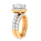 14K 5.00CT Certified Lab Grown Diamond Bridal Ring