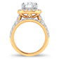 14K 5.00CT Certified Lab Grown Diamond Bridal Ring