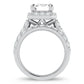 14K 5.00CT Certified Lab Grown Diamond Bridal Ring