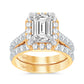 14K 5.00CT Certified Lab Grown Diamond Bridal Ring