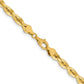 14K Solid Yellow Gold Rope Link Chain