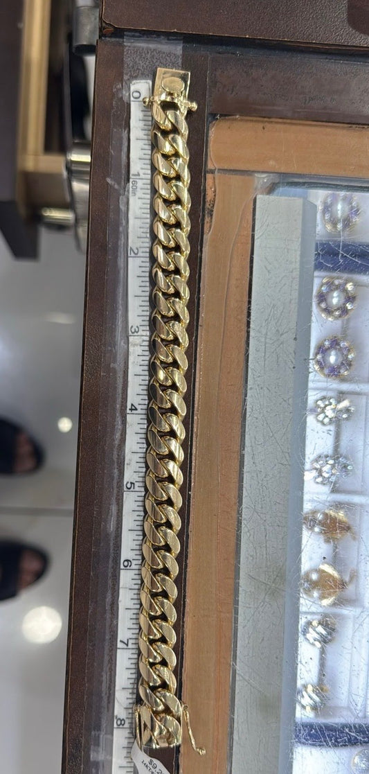 BRACELET  CUBAN LINK 14KT