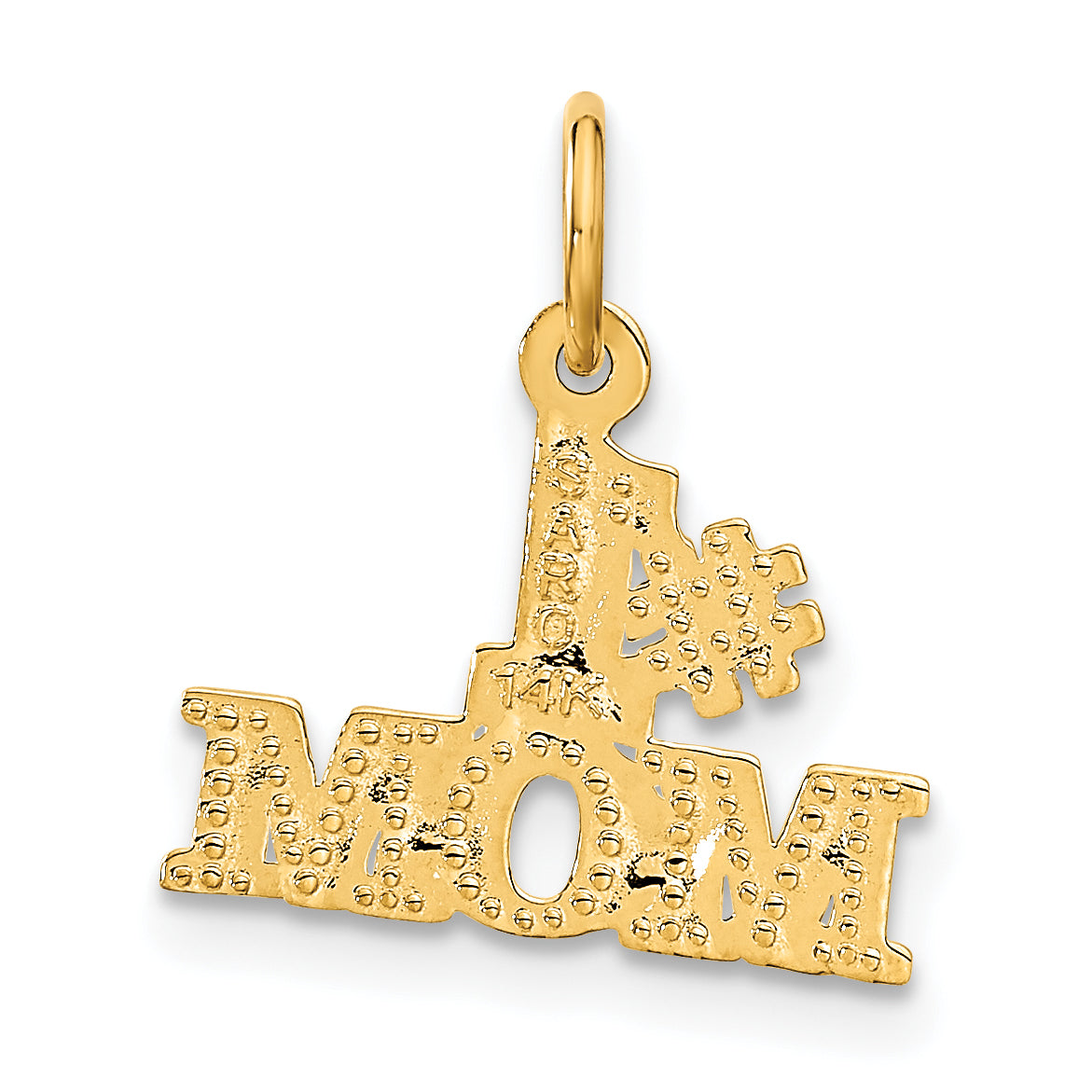 14k &num;1 MOM Charm