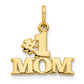 14k &num;1 MOM Charm