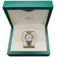 ROLEX DATEJUST TWO TONE WHITE FACE ROMANX - 16233