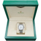 ROLEX DATE SILVER WHITE FACE ROMANX - 1501