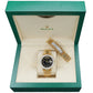 ROLEX DAY-DATE  GOLD BLACK FACE STONES - 18238