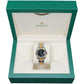 ROLEX DATEJUST TWO TONE BLACK FACE ROMANX - 178243