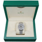 ROLEX DATEJUST SILVER GREY FACE STONE - 16200