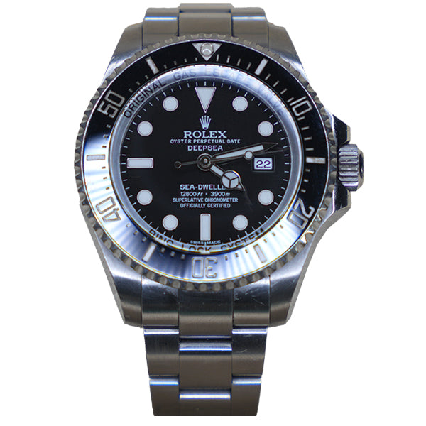 ROLEX SEA-DWELLER SILVER BLACK FACE - 116660