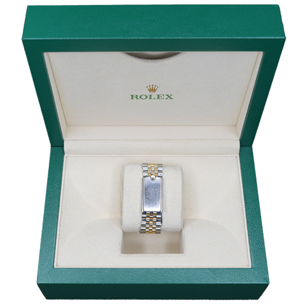 ROLEX DATEJUST TWO TONE GOLD FACE STONE - 1601