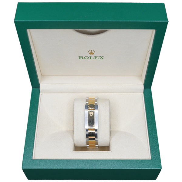 ROLEX DATEJUST TWO TONE WHITE FACE - 126383