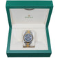 ROLEX DATEJUST TWO TONE GREY FACE ROMANX - 116383