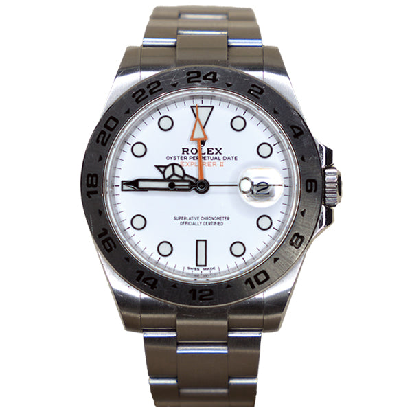 ROLEX EXPLORER II SILVER WHITE FACE - 216570