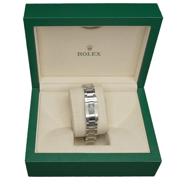 ROLEX DATEJUST SILVER WHITE FACE - 116300