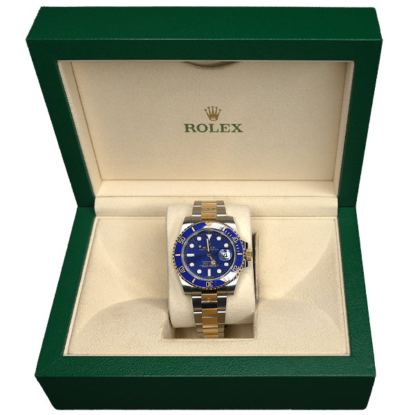 ROLEX SUBMARINER TWO TONE BLUE FACE