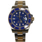 ROLEX SUBMARINER TWO TONE BLUE FACE