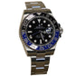 ROLEX GMT MASTER II SILVER BLACK FACE-BLACK;BLUE - 116710BLNR