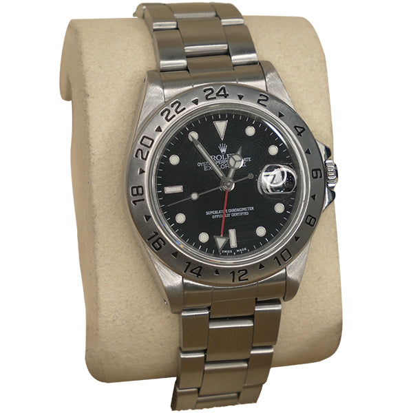 ROLEX EXPLORER II SILVER BLACK FACE - 16570