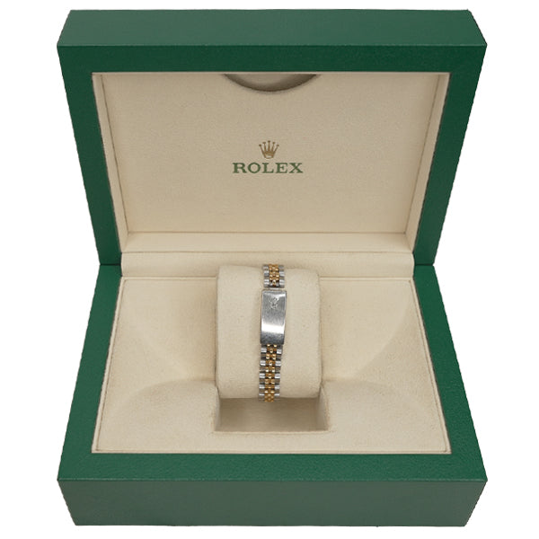 ROLEX DATEJUST TWO TONE GOLD FACE STONE - 69163