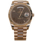 ROLEX DAY-DATE ROSEGOLD BROWN FACE - 228235