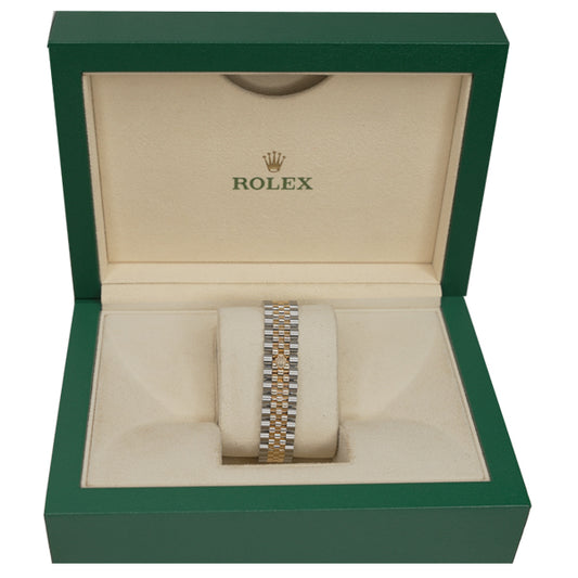 ROLEX DATEJUST TWO TONE BEIGE FACE STONE - 278273