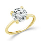 Diamond Solitaire Ring 3 ct tw 14k Yellow Gold