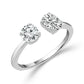 Diamond Engagement Ring 0.90 ct tw 14k White Gold