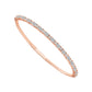 Diamond Bangle 2.50 ct tw 14k White Gold