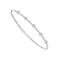 Diamond Bangle 0.33 ct tw 14k White Gold