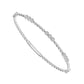 Diamond Bangle 0.50 ct tw 14k White Gold