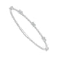 Diamond Bangle 1.50 ct tw 14k White Gold