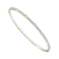 Diamond Bangle 2.10 ct tw 14k White Gold