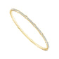 Diamond Bangle 2.10 ct tw 14k White Gold