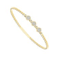 Diamond Bangle 0.50 ct tw 14k White Gold