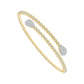 Diamond Bangle 1.60 ct tw 14k Yellow Gold