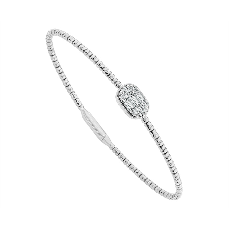 Diamond Bangle 0.33 ct tw 14k Yellow Gold