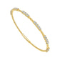 Diamond Bangle 0.90 ct tw 14k Yellow Gold