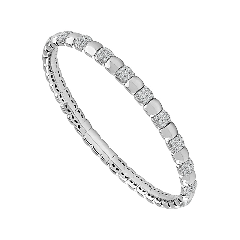 Diamond Bangle 1 ct tw 14k Yellow Gold