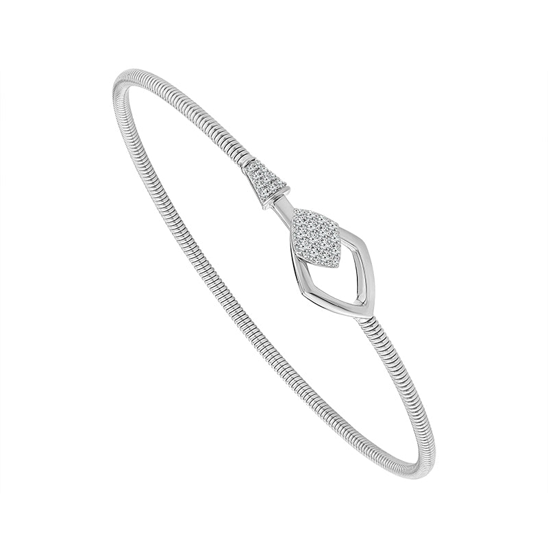 Diamond Bangle 0.20 ct tw 14k Yellow Gold