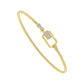 Diamond Bangle 0.20 ct tw 14k Yellow Gold