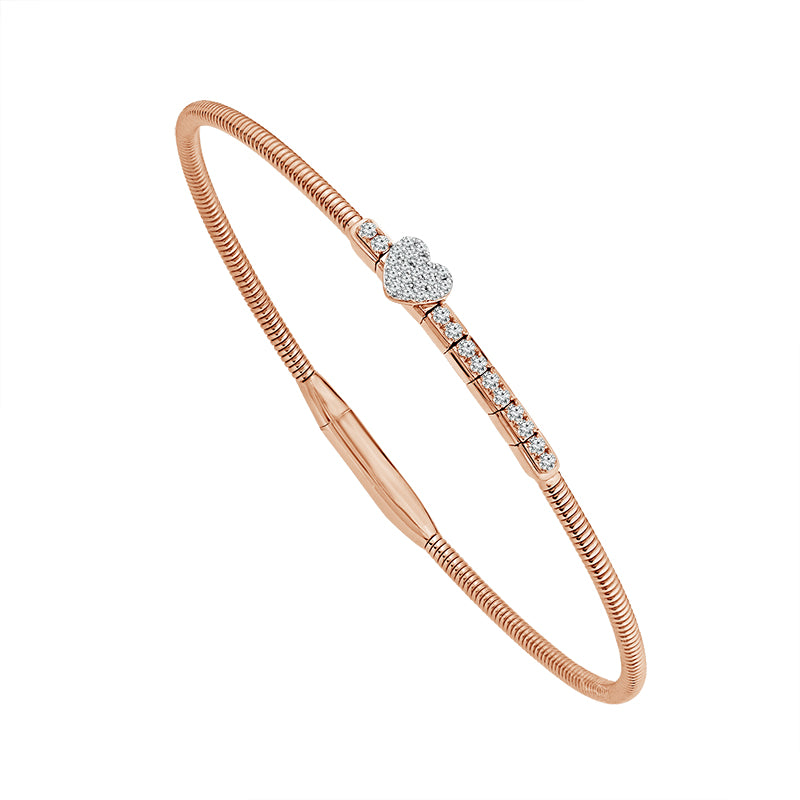 Diamond Bangle 0.20 ct tw 14k Yellow Gold