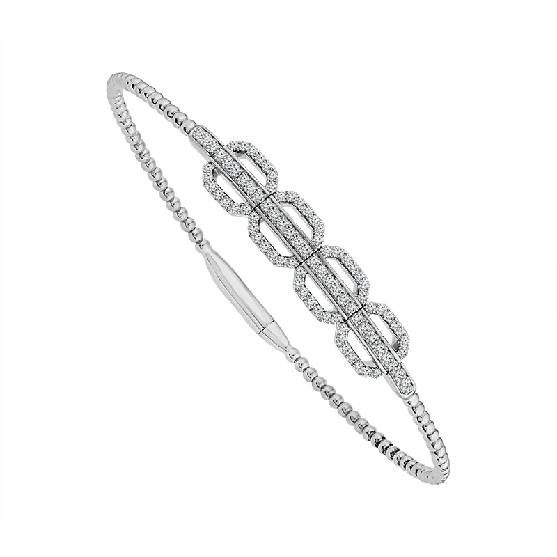 Diamond Bangle 0.63 ct tw 14k Yellow Gold